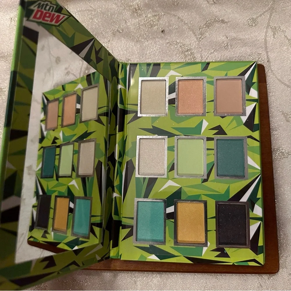Mountain Dew Eyeshadow Palette 9 colors NWT